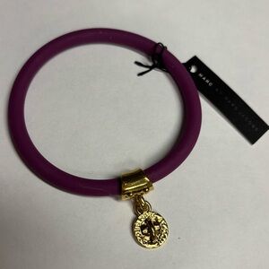 Marc by Marc Jacobs plum silicone bracelet - NWT